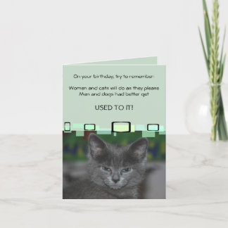 Tarjeta Las Mujeres Y Los Gatos Harán Lo Que Les Guste