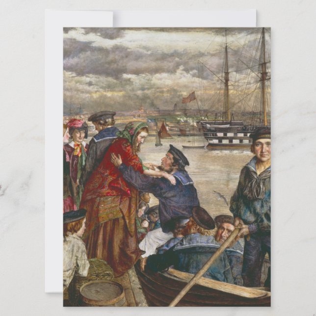 Tarjeta Las novias y esposas de los marineros (Anverso)