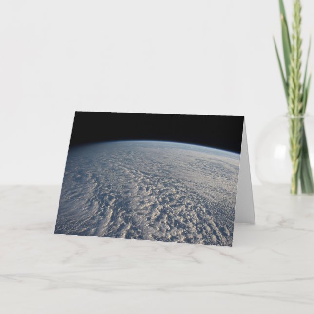 Tarjeta Las Nubes De Estrocumulus Sobre El Océano Pacífico (Anverso)