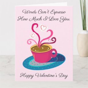 Tarjeta Las palabras de San Valentín no pueden expresarte