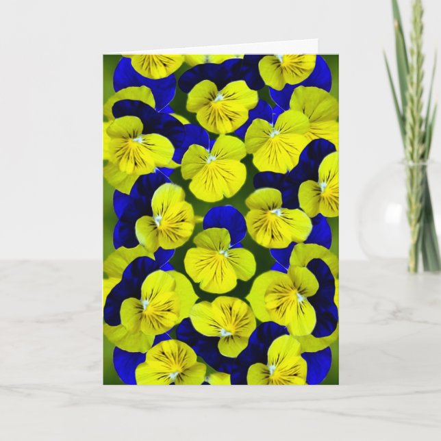 Tarjeta Las pansias se recuperan pronto (Anverso)