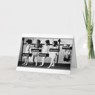 Tarjeta las parteras son diferentes