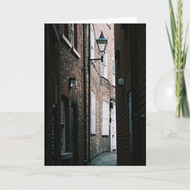 Tarjeta Las pequeñas calles de Inglaterra (Anverso)