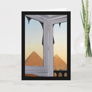 Tarjeta Las Pirámides De Giza Desde El Hotel Pyramisa