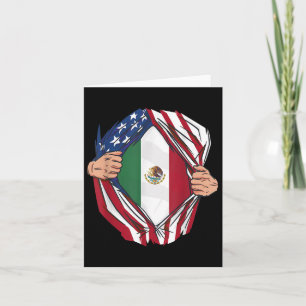 Tarjeta Las Raíces Mexicanas Creen Estados Unidos México H