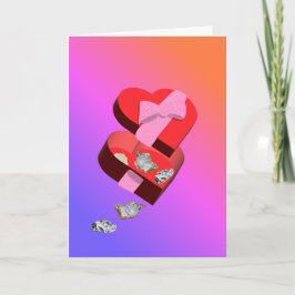 Tarjeta Las rosas son rojas, los chocolates se acabaron