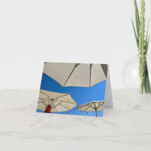 Tarjeta Las sombrillas del Beach Club