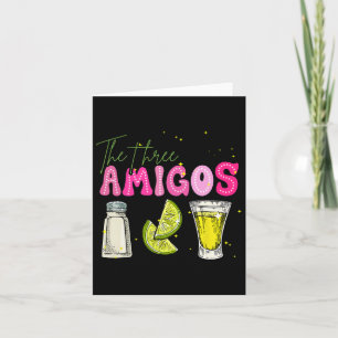 Tarjeta Las tres Amicos Cinco De Mayo Tequila