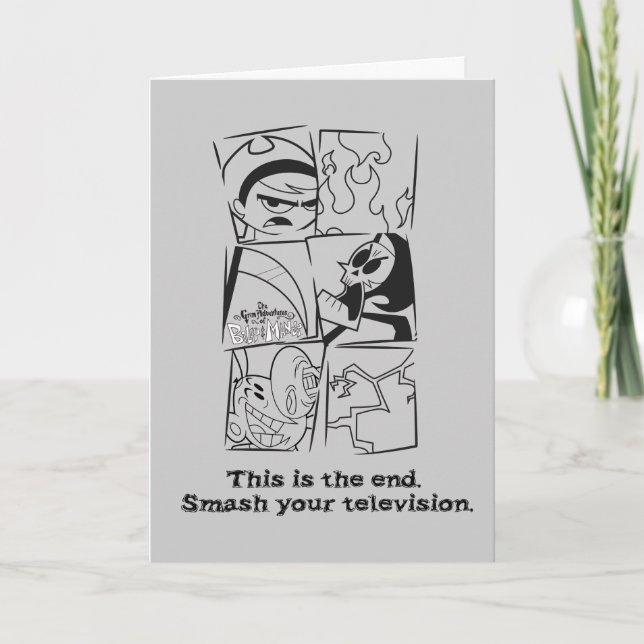 Tarjeta Las tristes aventuras de Billy & Mandy - El Fin (Anverso)