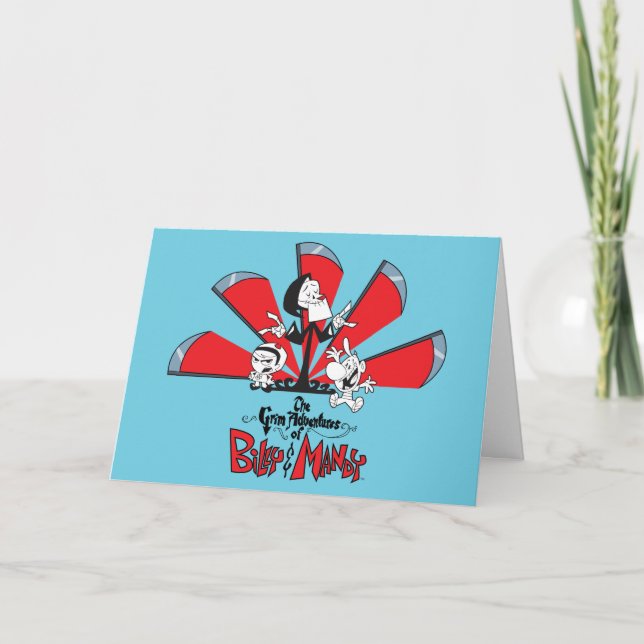 Tarjeta Las tristes aventuras de Billy & Mandy Scythes Art (Anverso)