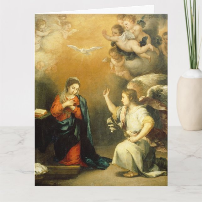 Tarjeta Las vacaciones de la virgen  (Anverso)