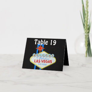 Tarjeta Las Vegas que casa el asiento asignado