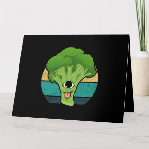 Tarjeta Las Verduras Espirituales De Broccoli Stem Broccol
