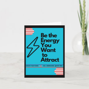 Tarjeta Las Vibes Positivas Son La Energía Que Quieres Atr