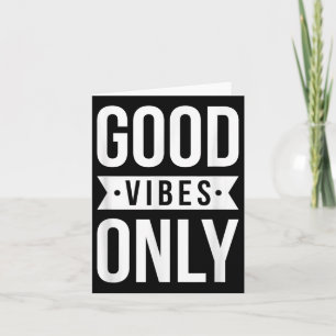 Tarjeta Las vibraciones positivas de Guay sólo son citas m