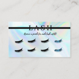 Tarjeta Lash Extension Filler Loyalty Punch