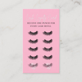 Tarjeta Lash Extension Loyalty Punch