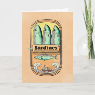 Tarjeta Lata de Sardinas