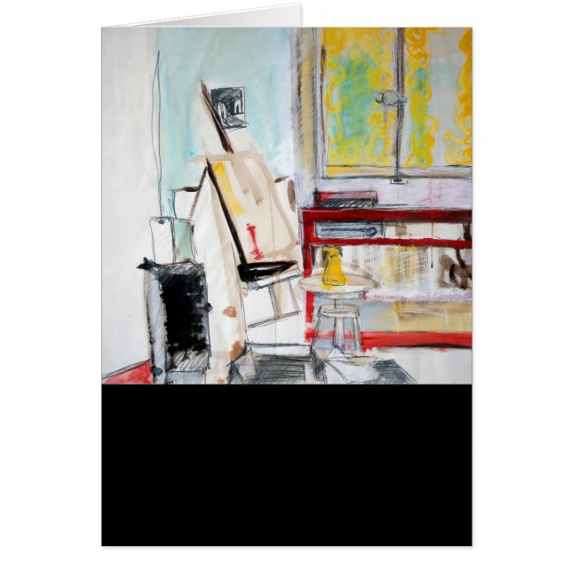 Tarjeta L'Atelier de l'Apprenti Peintre 1982 (Frente)