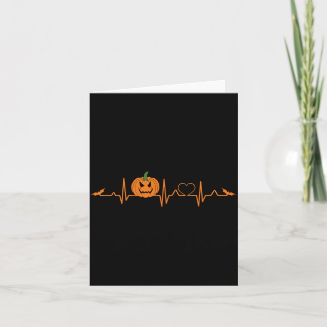 Tarjeta Latido de calabaza (Anverso)