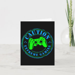 Tarjeta Latido de Videojuego Enamorado Juegos Extremos 1 
