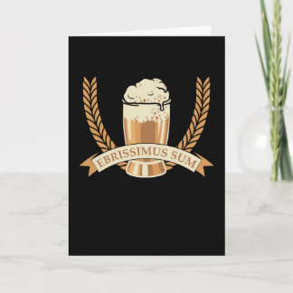 Tarjeta Latin Sport Shirt Rome Imperator Alcohol Beer