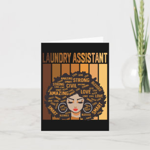 Tarjeta Laundry Istant Mujeres Afroamericanas Historia Neg