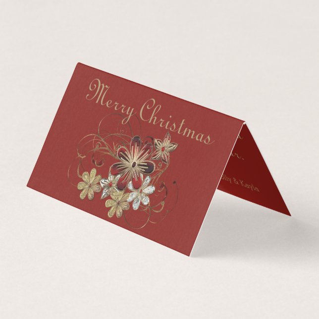 Tarjeta Laurel de vacaciones (Anverso)