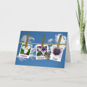 Tarjeta Lavado floral