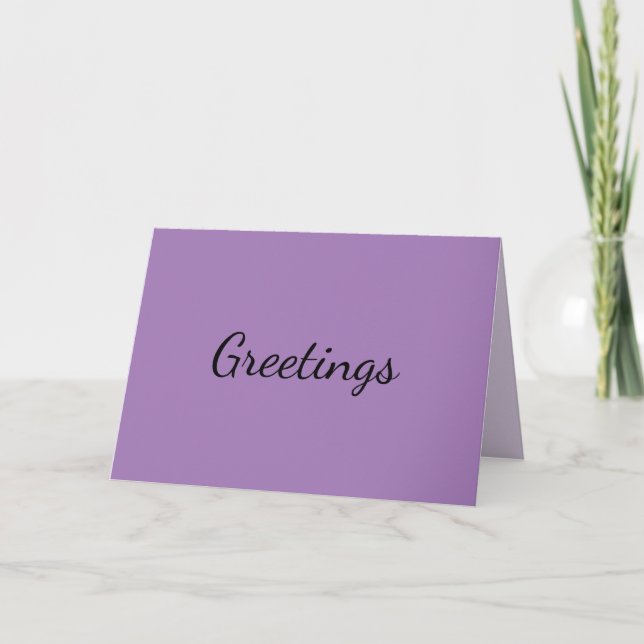 Tarjeta Lavanda Gris (Anverso)