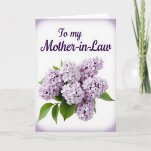 Tarjeta Lavanda Suegra