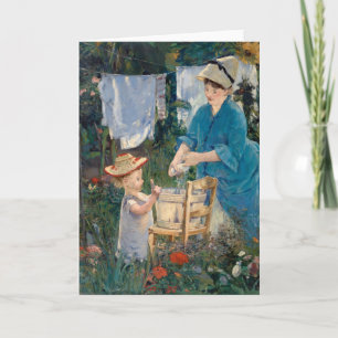 Tarjeta Lavandería   Édouard Manet