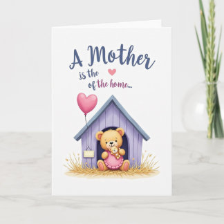 Tarjeta Lavender Bear Hugs Card