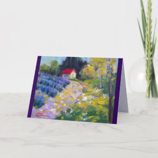 Tarjeta Lavender Hut