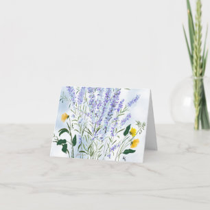 Tarjeta Lavender Meadow - Impresión