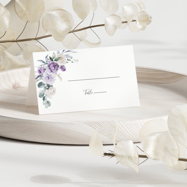 Tarjeta Lavender Peony White Roses (Subido por el creador)