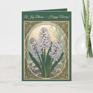 Tarjeta Lavender Sonbol Nowruz Hyacinth Harmonyl