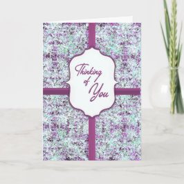 Tarjeta Lavender Thoughts Thinking of You Chocolate Gift