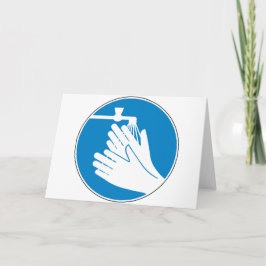 Tarjeta Lávese las manos (Salud y Seguridad) (Higiene)