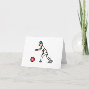 Tarjeta Lawn Bowls
