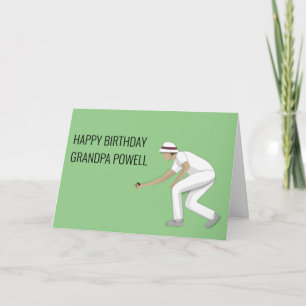Tarjeta Lawn Bowls
