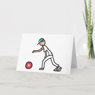 Tarjeta Lawn Bowls