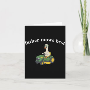 Tarjeta Lawn Dad Divertido Ganso Día del Padre Papa
