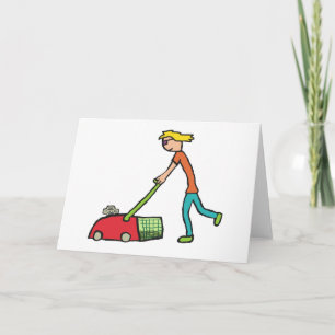 Tarjeta Lawn Mowing