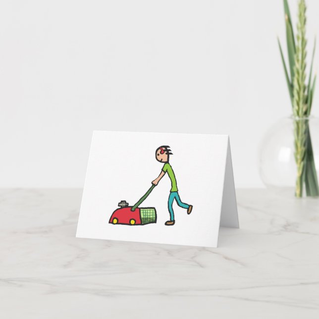 Tarjeta Lawn Mowing (Anverso)