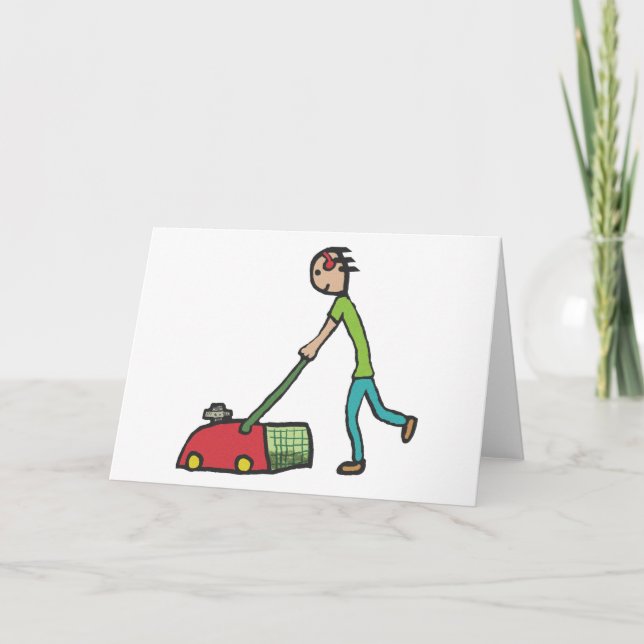 Tarjeta Lawn Mowing (Anverso)