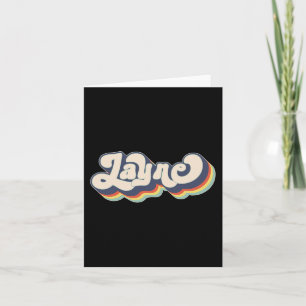 Tarjeta Layne Nombre Apellido Personalizado Nombre Layne