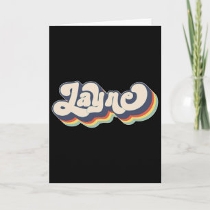 Tarjeta Layne Nombre Apellido Personalizado Nombre Layne