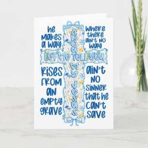 Tarjeta Lazo Coqueto Déjame Contarte Sobre Mi Dios Jesús C
