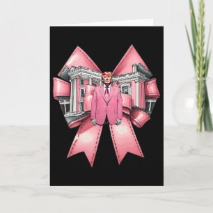Tarjeta Lazo de Coqueta Divertida Trompeta Corazón Rosa Sa